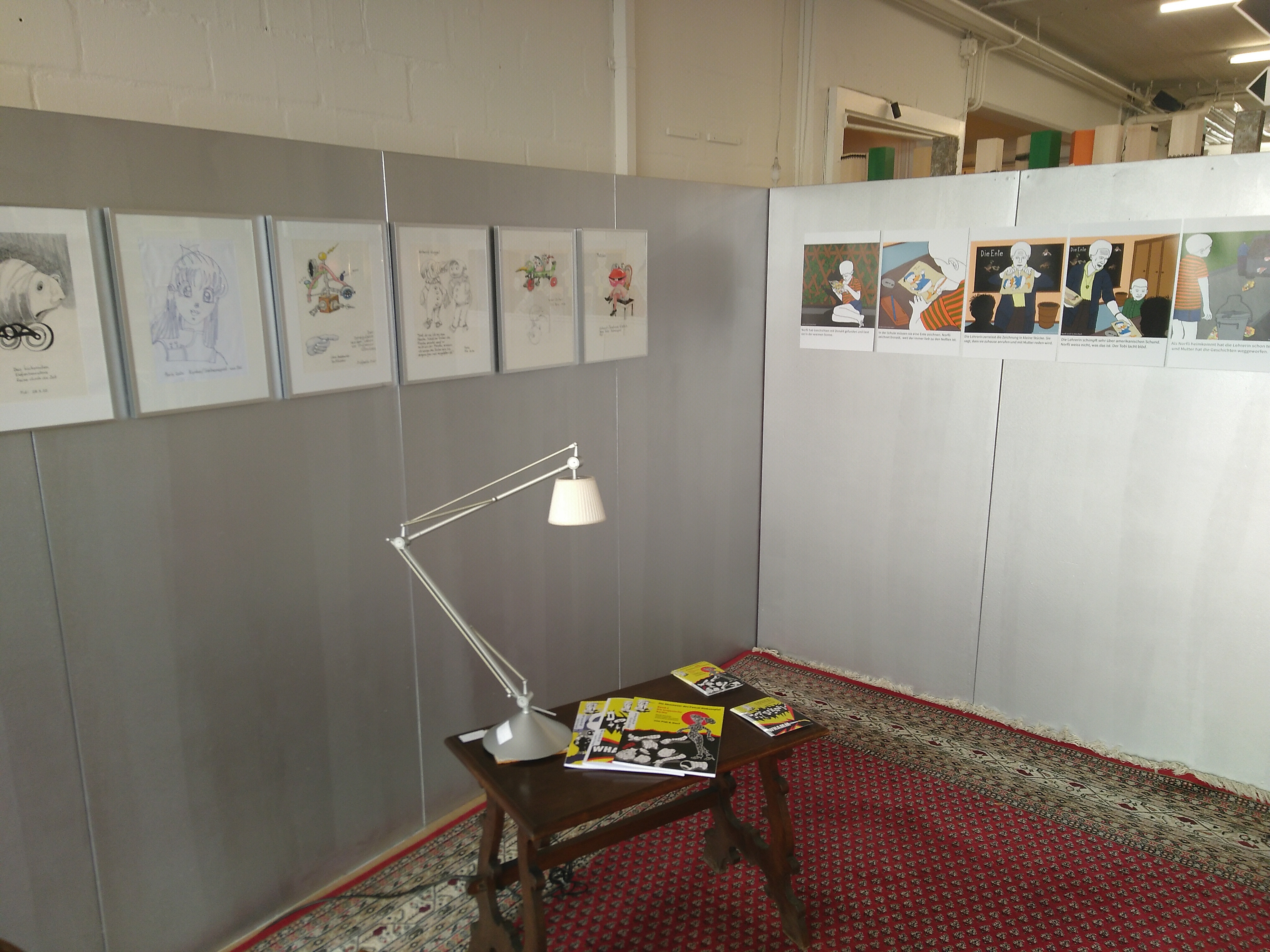 Blick in die Ausstellung - Fumetto 2022 - Eingangsbereich